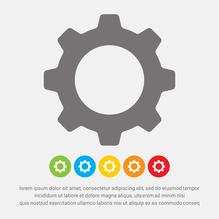Gear icon - Vectorのイラスト素材