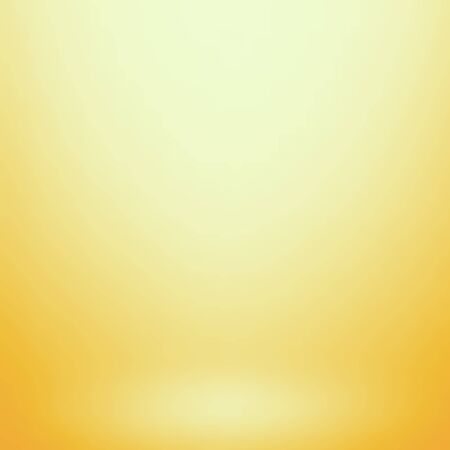 Abstract yellow gradient. Used as background for product display. Vector illustration eps 10.のイラスト素材