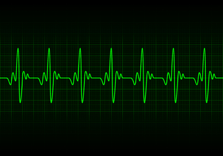 Heart beats cardiogram backgroundのイラスト素材