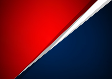 Abstract red and blue overlap vector background, Can be used in artwork designのイラスト素材