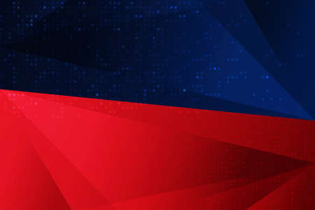 Red and blue background for product presentation. Use as montage for product displayのイラスト素材