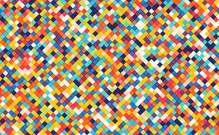 Abstract colorful mosaic background, geometric elementsのイラスト素材