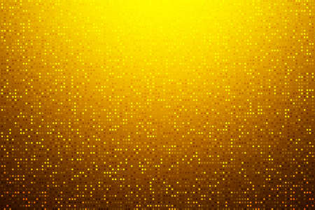 Gold glitter halftone dotted backgroundのイラスト素材