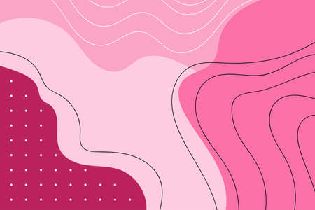 Abstract background pink color. Liquid style. Minimalist artwork poster. design for web banner, wallpaper, fabric printのイラスト素材