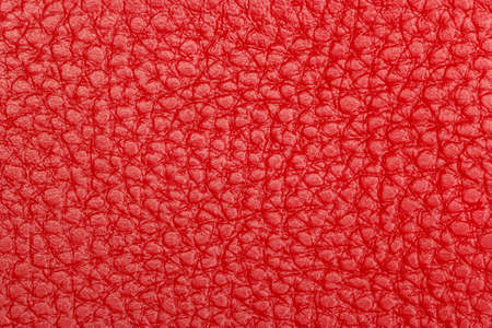 Red leather texture for backgroundの写真素材
