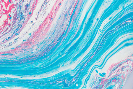 Abstract background. Swirls of marble. Natural Luxury. Blue and pink paint background