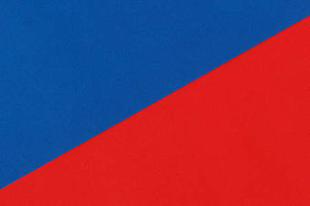 Blue and red color paper backgroundの写真素材