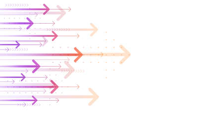 Abstract arrow direction. Technology backgroundのイラスト素材