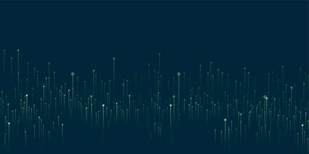 Technology background. Big data visualization concept