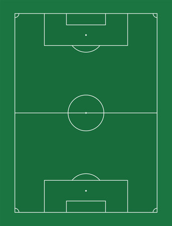 Soccer field. textured grass footballのイラスト素材