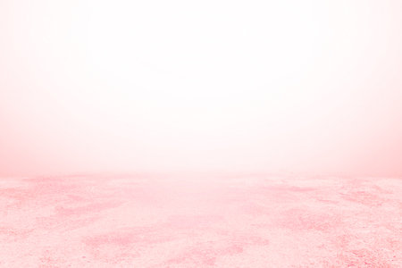 Empty pink studio background. Design for displaying productの写真素材