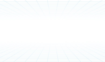 Perspective grid. Abstract wireframe landscapeのイラスト素材