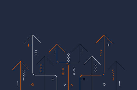 Abstract arrow direction. Technology background. High speed. Hi-tech