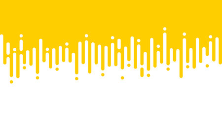 Abstract yellow mustard rounded lines backgroundのイラスト素材