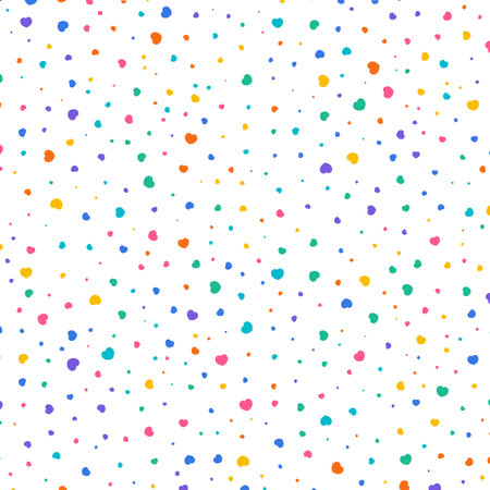 Colorful hearts pattern. Valentines day background. Love romantic themeのイラスト素材