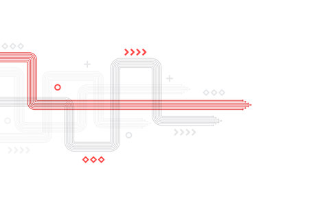 Abstract arrow direction. Technology background. High speed. Hi-techのイラスト素材