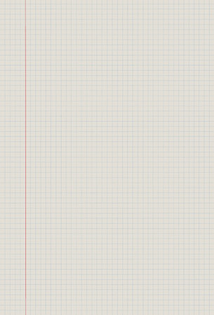 Texture of graph paper, Blue grid line paper sheetの写真素材