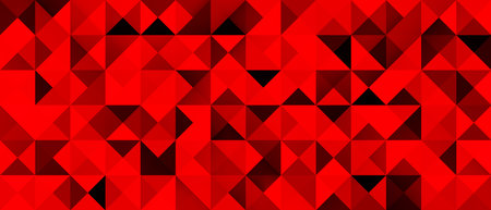 Abstract geometric red background. Vector illustration.のイラスト素材