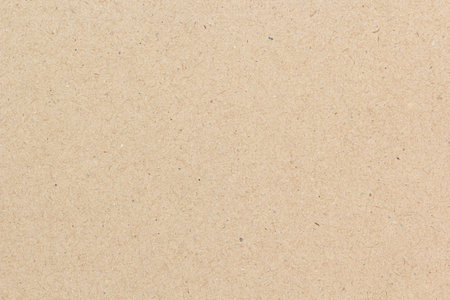 Close-up of brown recycled paper texture backgroundの写真素材