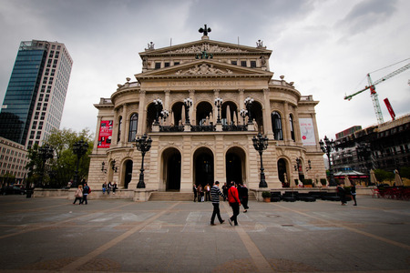 Alte Oper concert hall at Frankfurtのeditorial素材