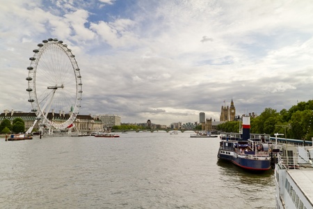 Thames River View London Englandのeditorial素材