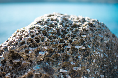 Sea stone texture Psychology Conceptの写真素材