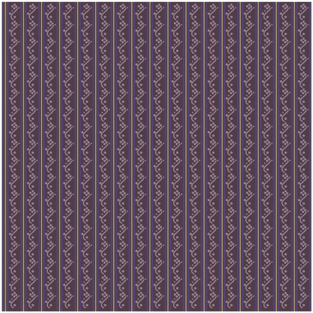 Hand-drawn style flower stripe seamless patternのイラスト素材