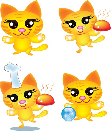 Cat chefのイラスト素材