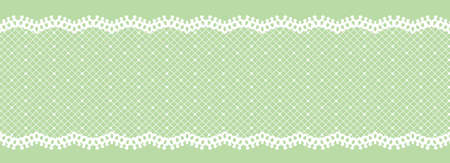 Seamless lace ribbon border. Vector illustration.のイラスト素材