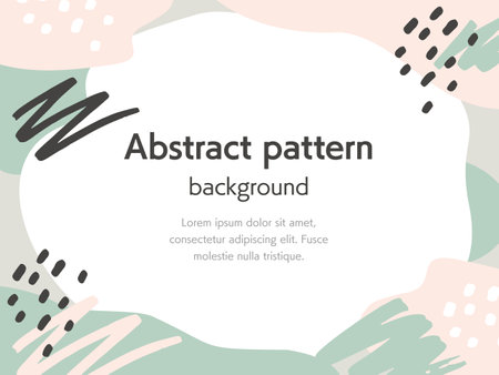 Hand drawn abstract background vector artのイラスト素材