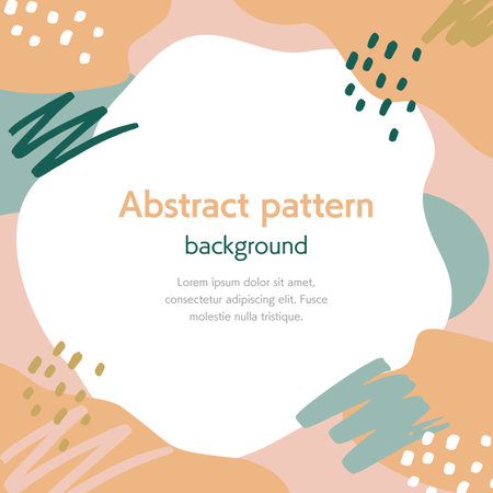 Hand drawn abstract background vector artのイラスト素材