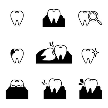 Dental iconのイラスト素材