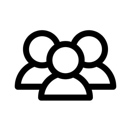 3 people vector iconのイラスト素材