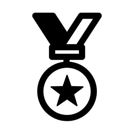 gold medal vector iconのイラスト素材