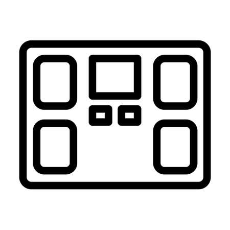 Weight scale iconのイラスト素材