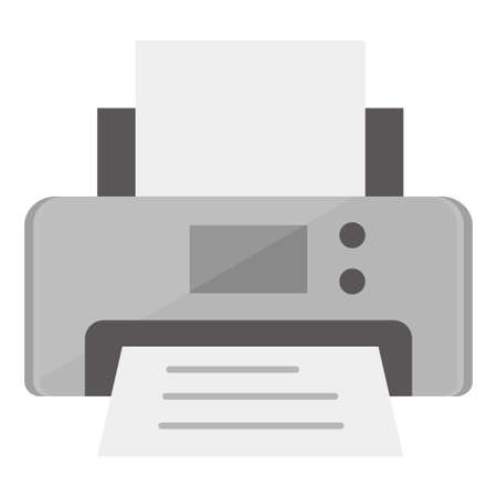 printer iconのイラスト素材