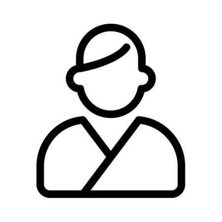Patient Icons Vector Artのイラスト素材