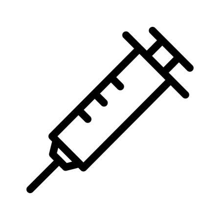 Syringe Icon Vector Artのイラスト素材