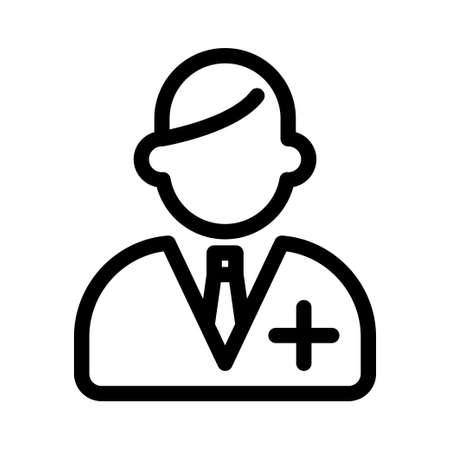 Doctor Icon Vector Artのイラスト素材