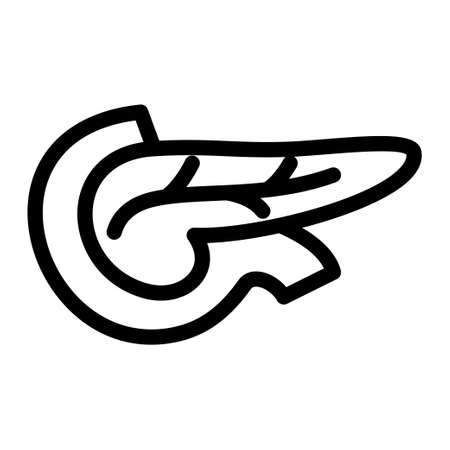 Pancreas Icon Vector Artのイラスト素材