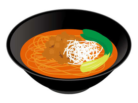 noodle vector illustrationのイラスト素材