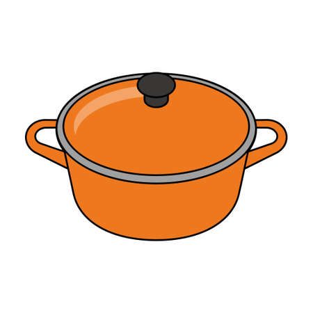 Two-handled pot vector illustrationのイラスト素材