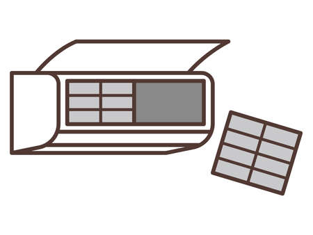 Air conditioner filtersのイラスト素材