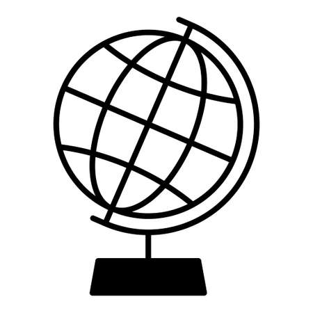 Globe Vector Iconのイラスト素材