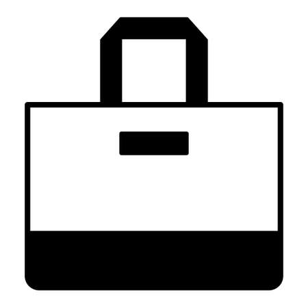 Tote bag vector iconのイラスト素材