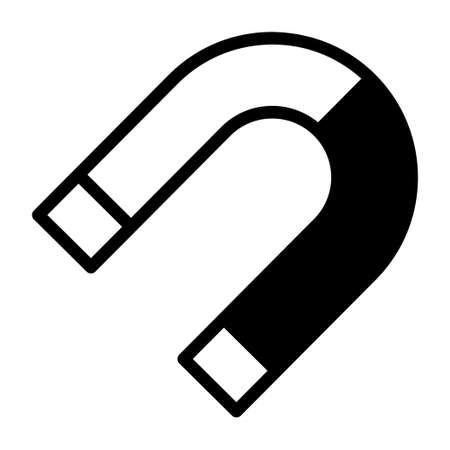 Magnet vector iconのイラスト素材