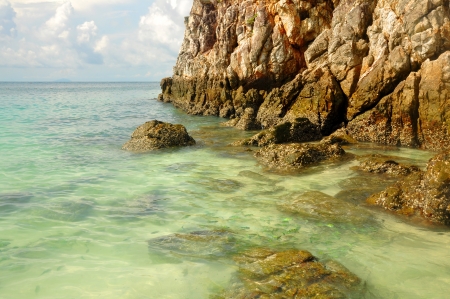 Nice View of Beautiful beach in South of Thailandの写真素材