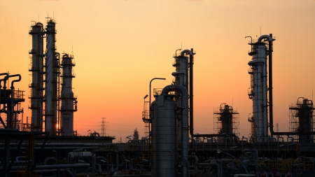 Nice Oil and Gas Refineryのeditorial素材