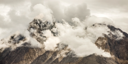 Incredible view of Leh Ladakh,Indiaの写真素材