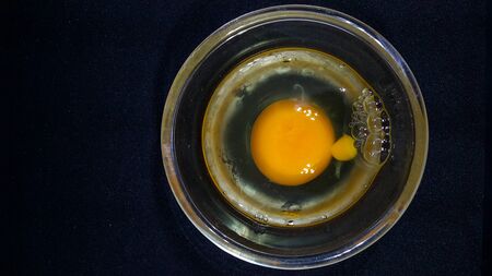 Fresh egg prepard for cookの写真素材